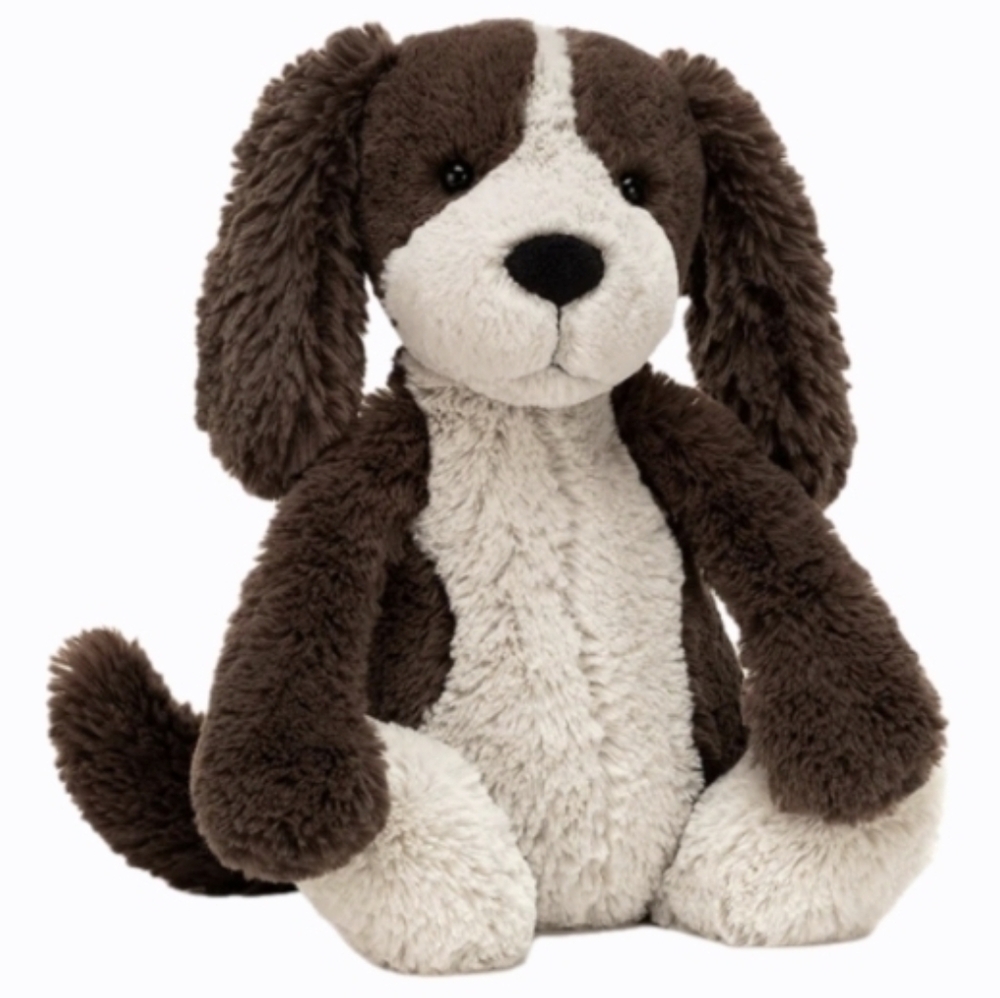 Jellycat Brown and Cream Stuffed Dog